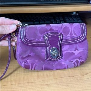 Coach wristlet